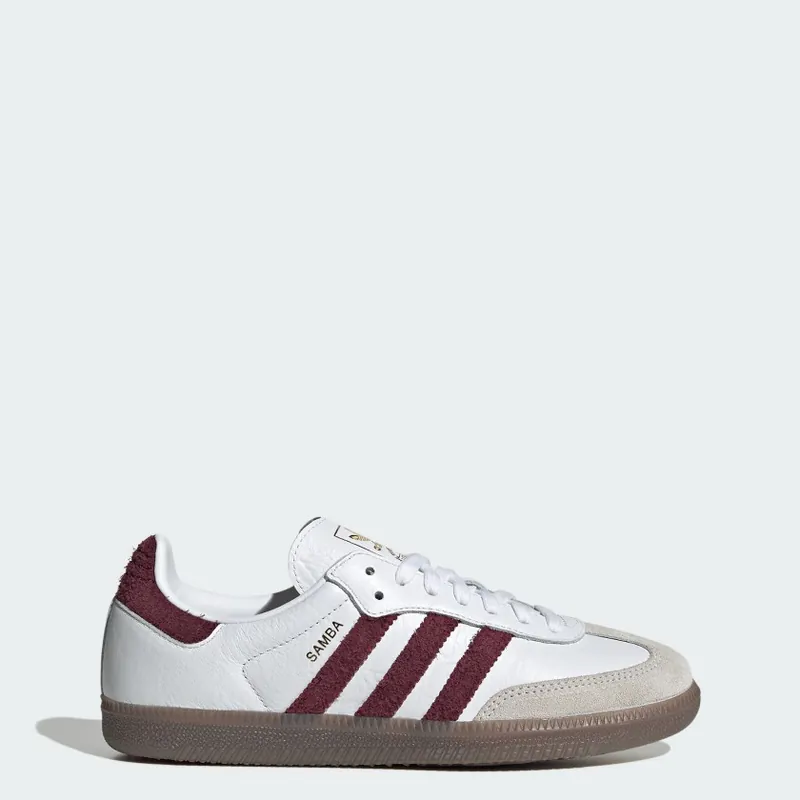 Adidas Cloud White/Maroon/Gum