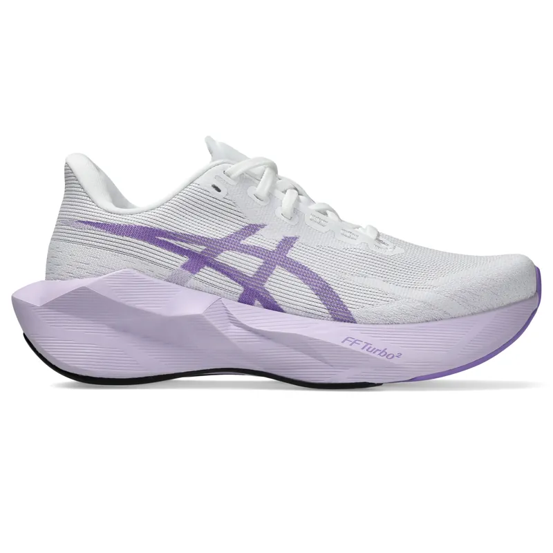 Asics White/Murasaki