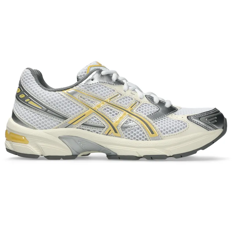 Asics White Faded Yellow