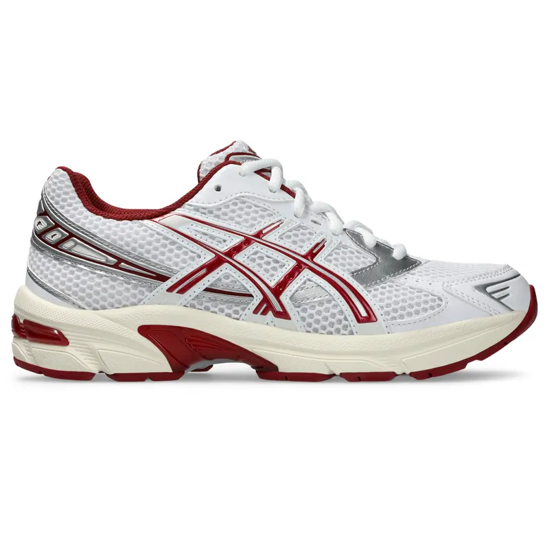 Asics White Red Dahlia