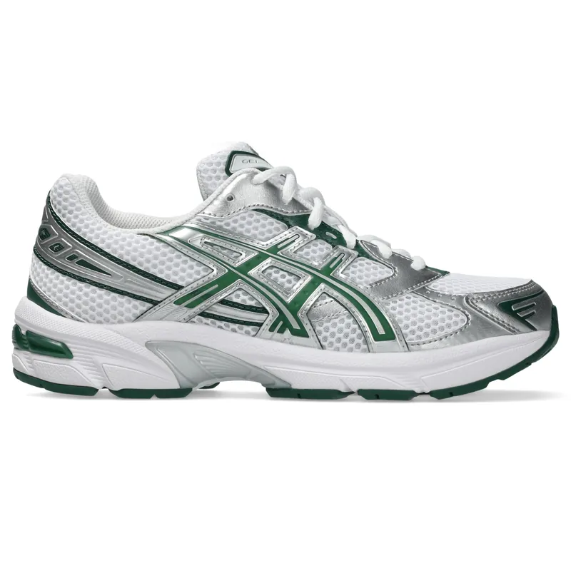 Asics White Hunter Green