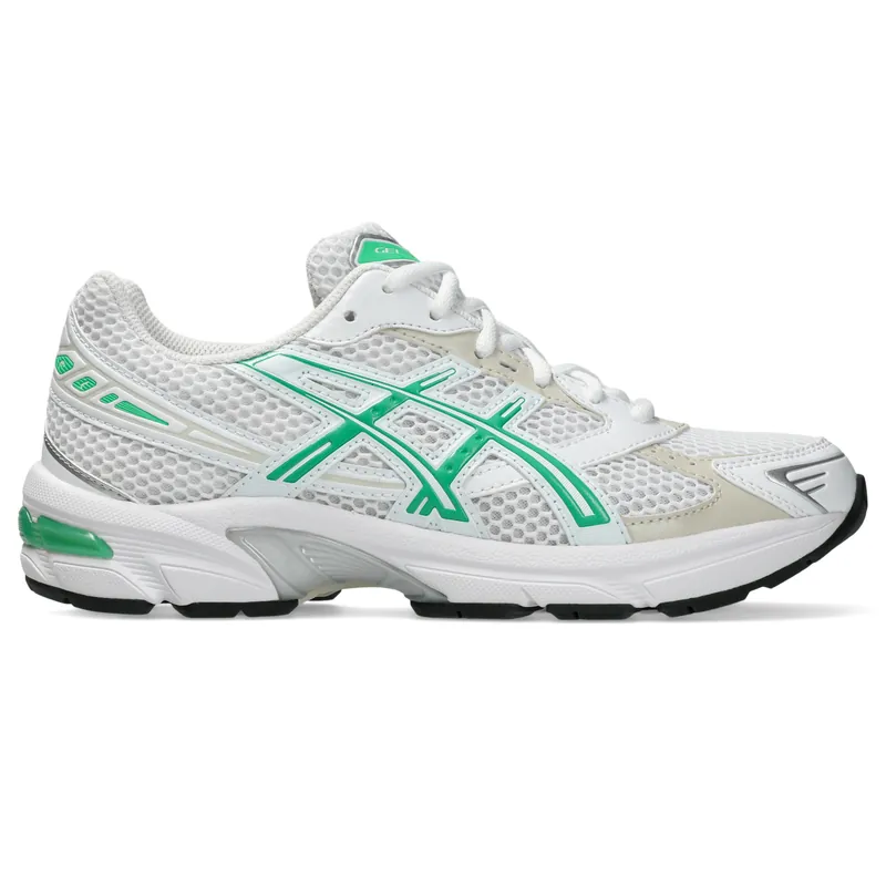 Asics White Malachite Green