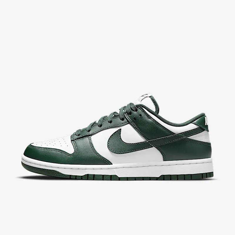 Nike White/White/Total Orange/Team Green
