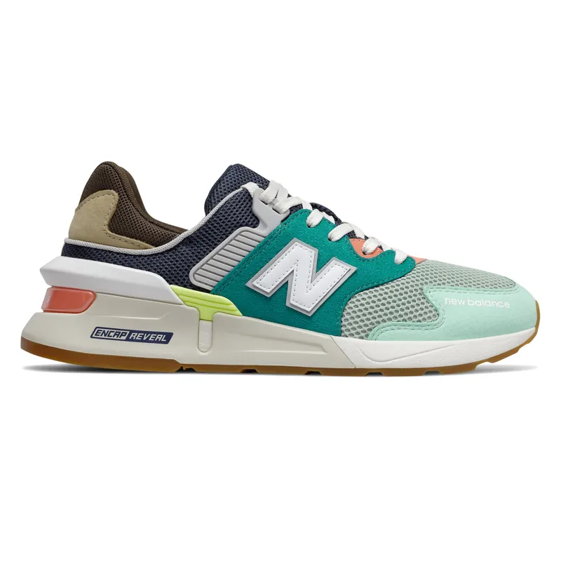 New Balance Teal Brown