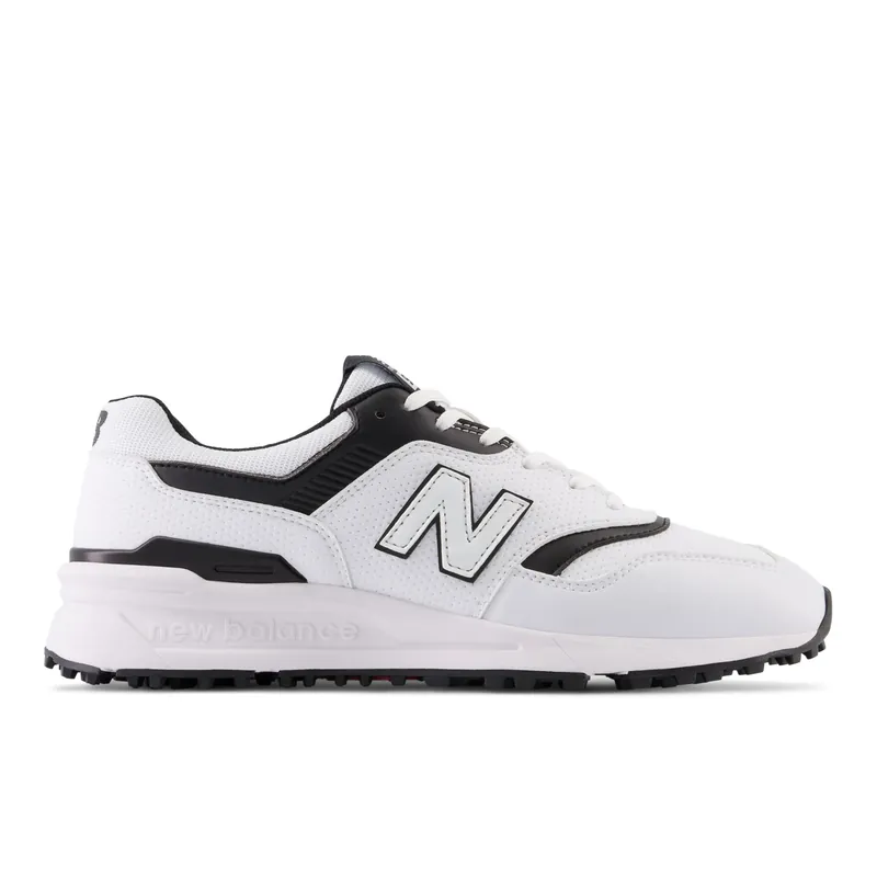 New Balance White Black