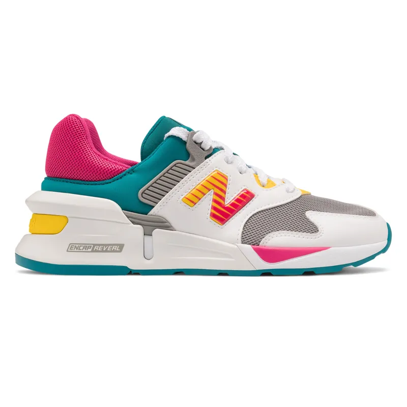 New Balance White Teal (Women's)