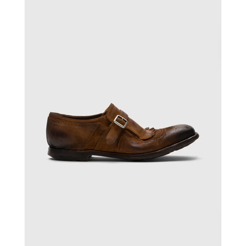 Church's Vintage Suede Buckle Loafer