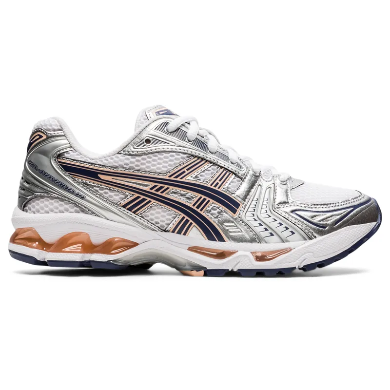 Asics White Thunder Blue