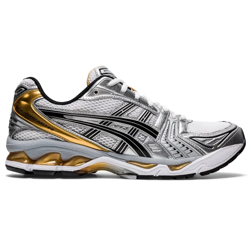 Asics White / Pure Gold