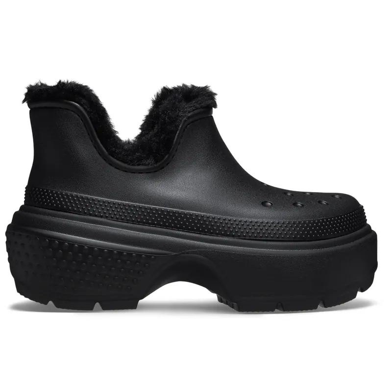 Crocs 스톰프 라인드 쇼티 부츠