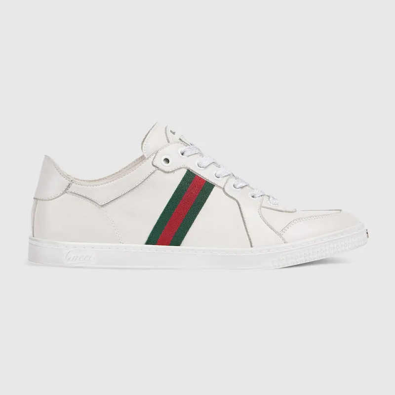 Gucci White Leather