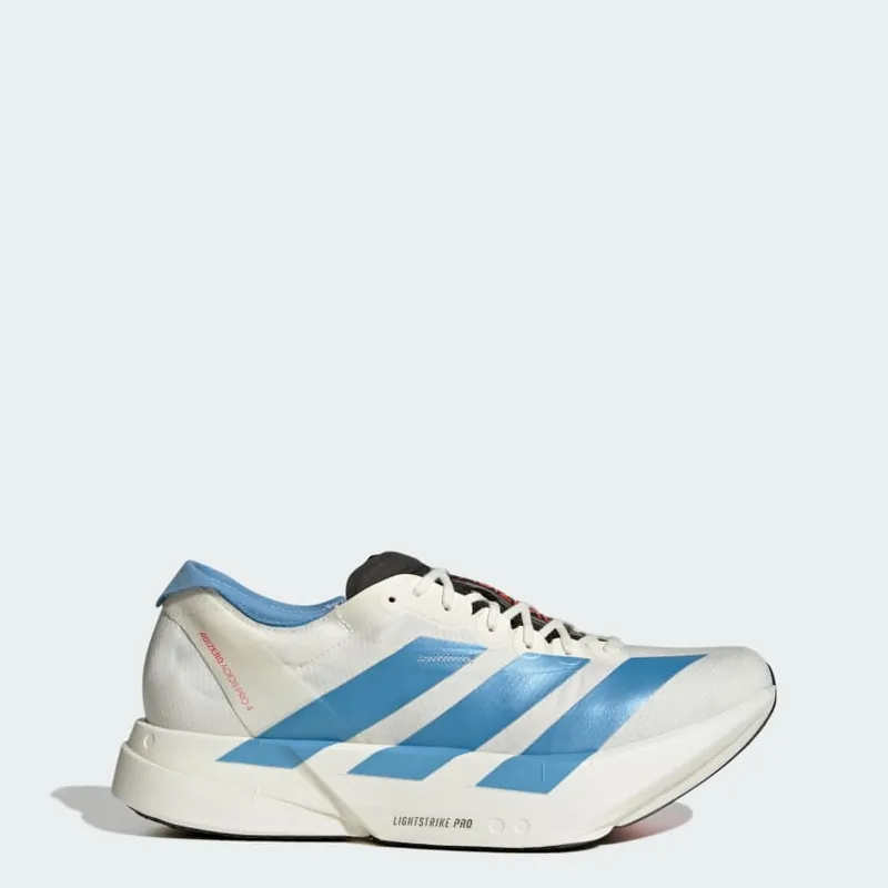 Adidas Off White / Light Blue / Bright Red