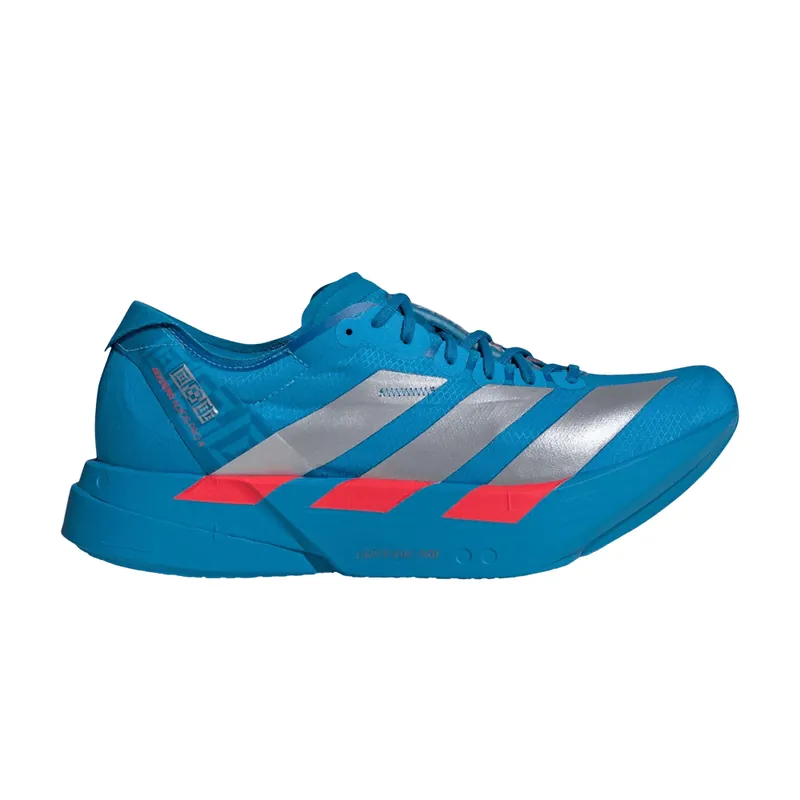 Adidas Solar Blue Silver Metallic Lucid Red