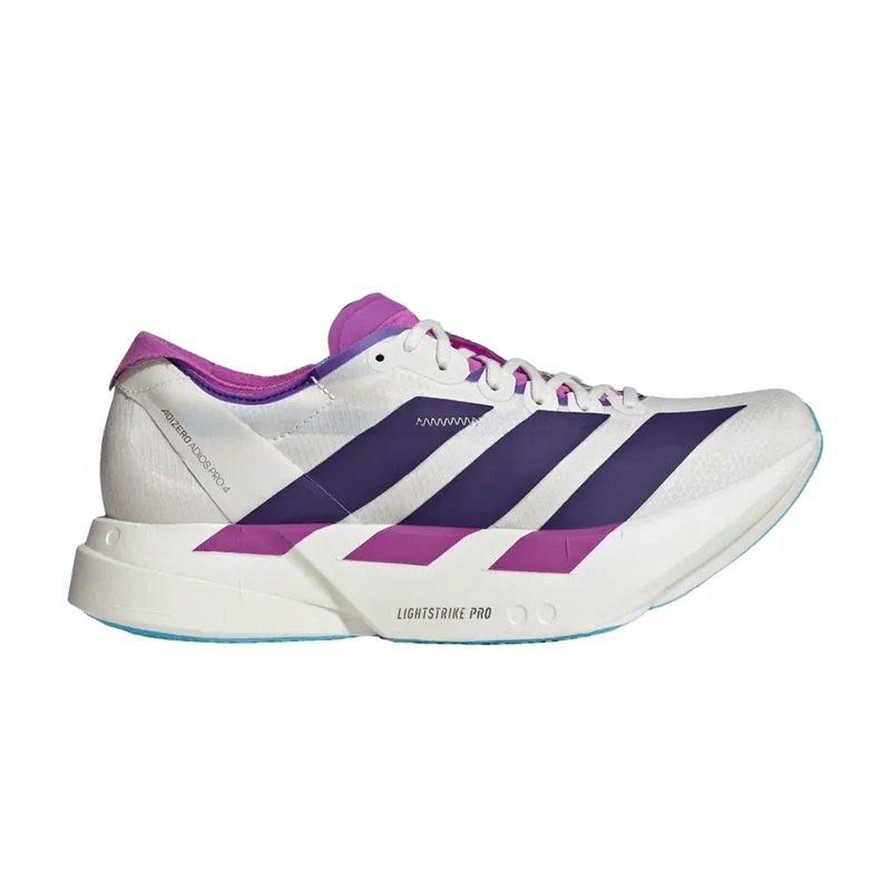 Adidas White Collegiate Purple Semi Blue