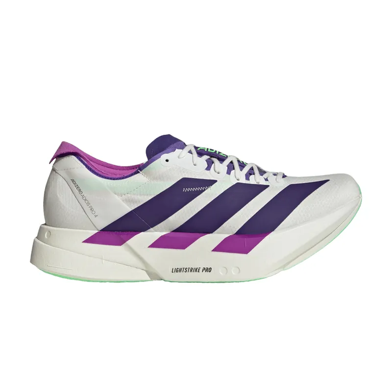 Adidas Core White Purple Lime Burst