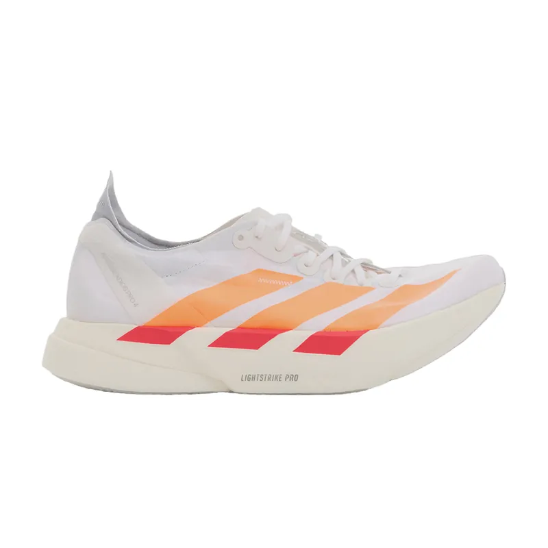 Adidas White Lucid Orange
