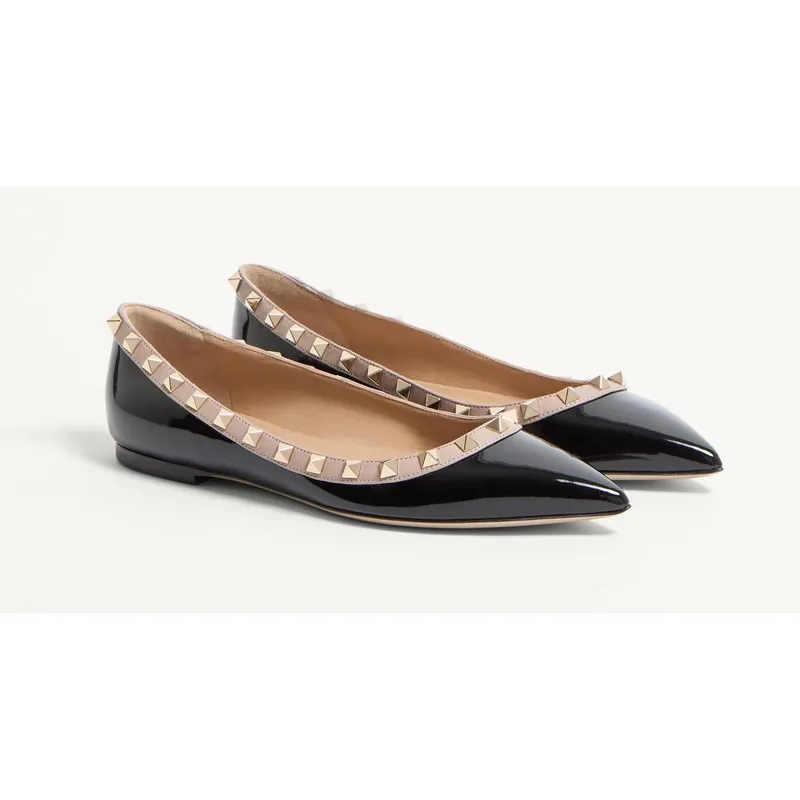 Valentino Rockstud Ballet Flat